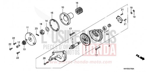 POMPE A HUILE NX125S de 1995